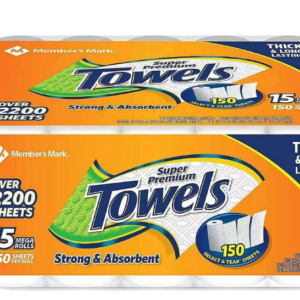 Super Premium 2-Ply Paper Towels (15 Rolls, 146 Sheets per Roll) (15 Rolls)